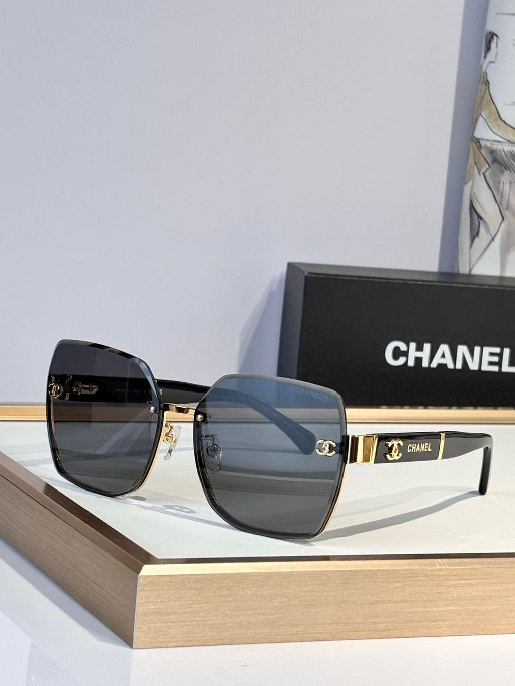 CHANEL Sunglasses-5504-H
