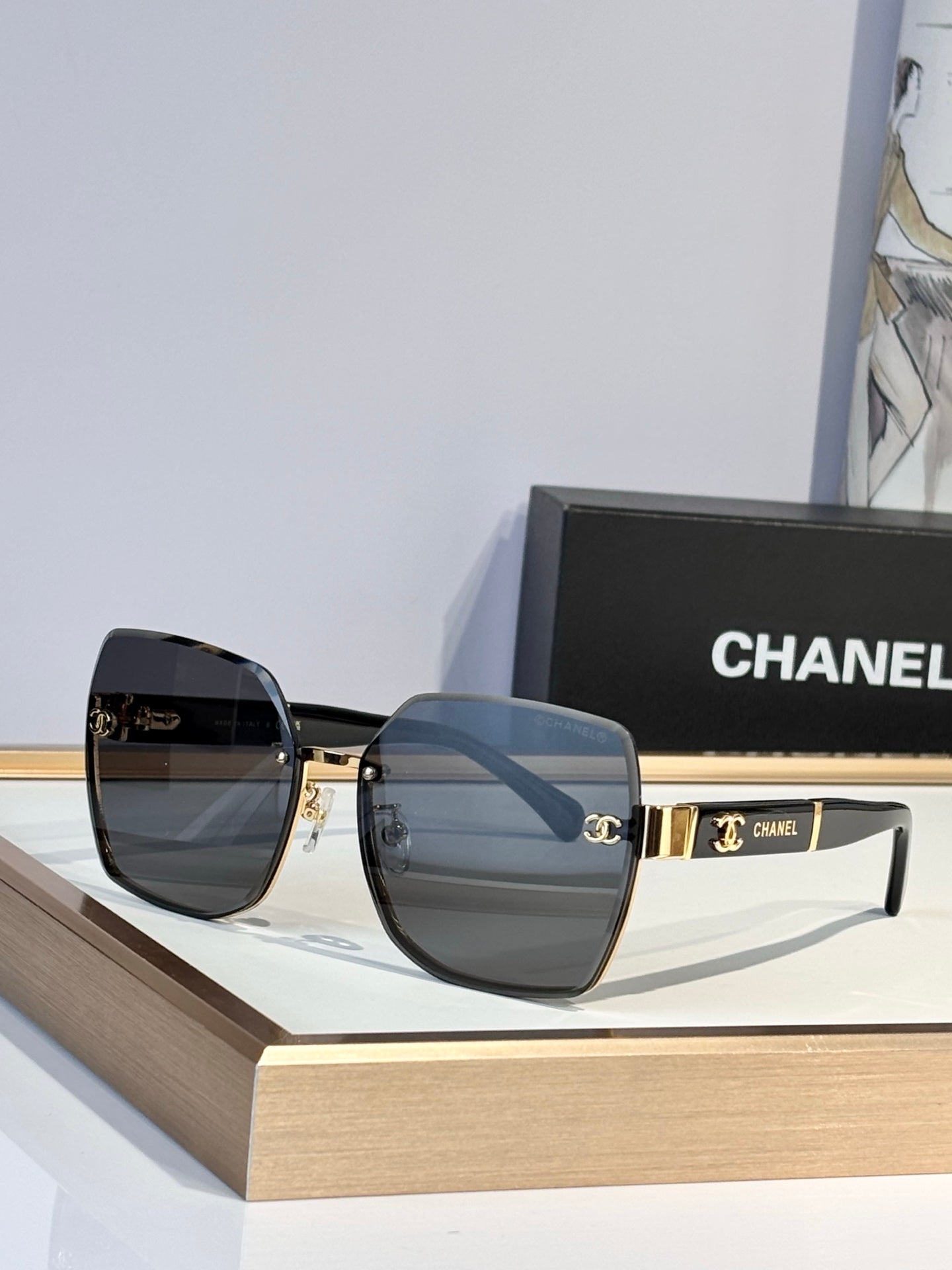 CHANEL Sunglasses-5504-H