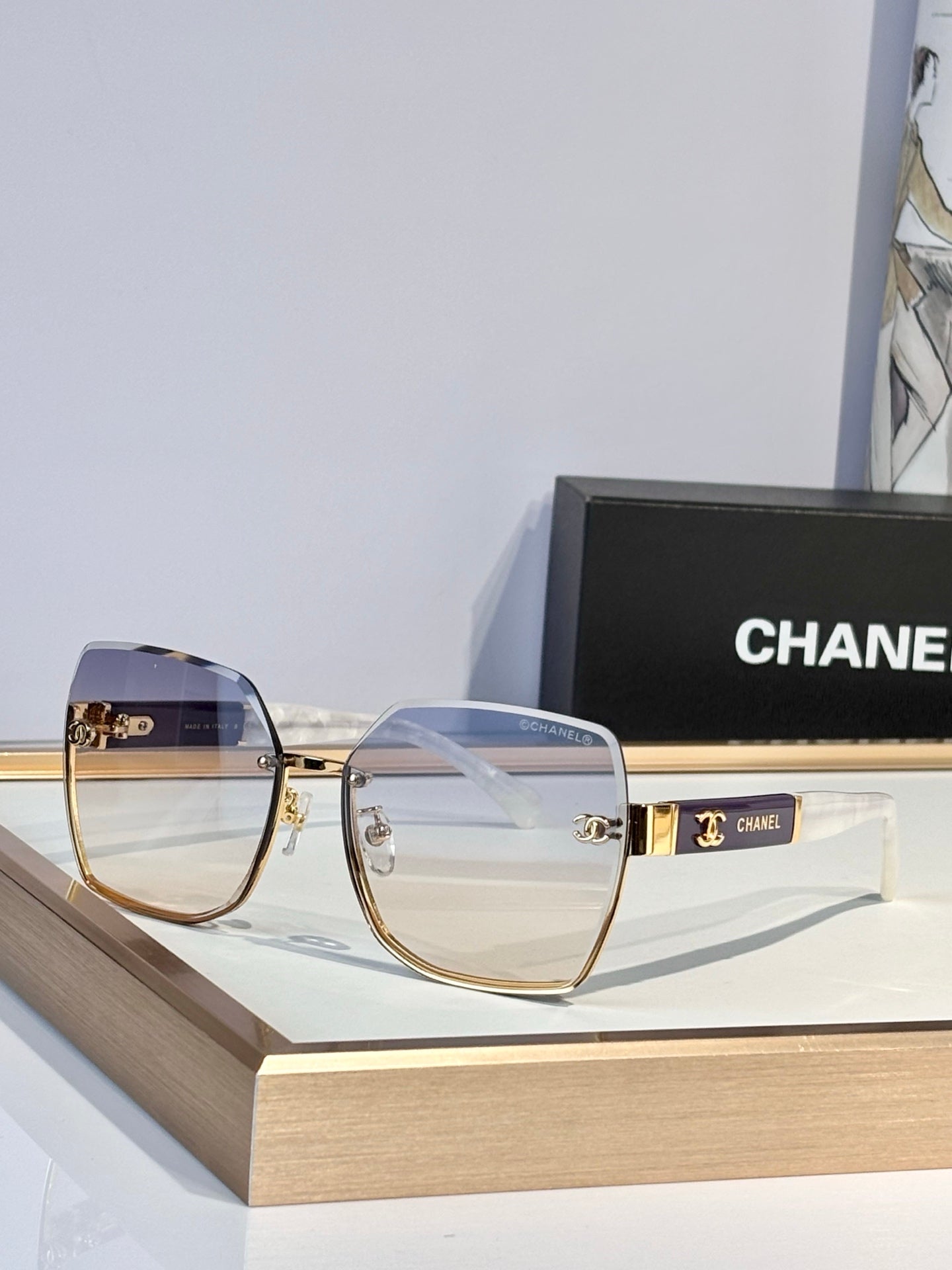CHANEL Sunglasses-5504-H