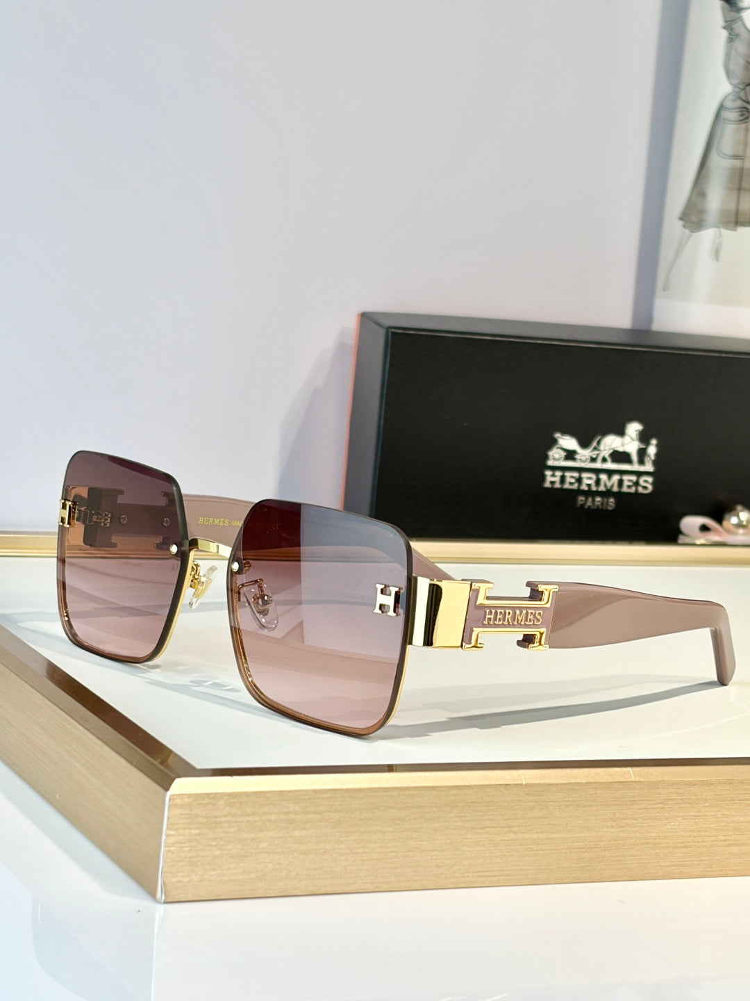 HERMES Sunglasses-H8021